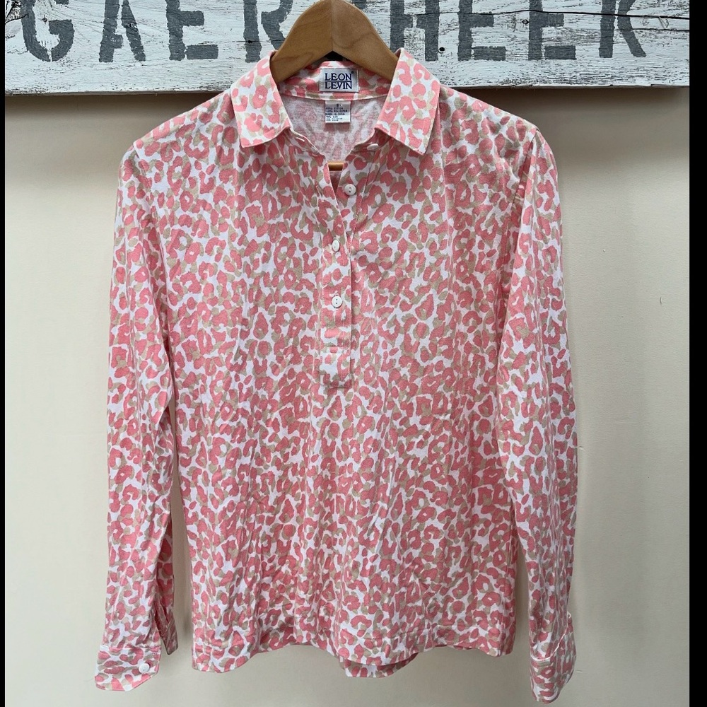 Leon Levin Women’s vintage Casual Shirt